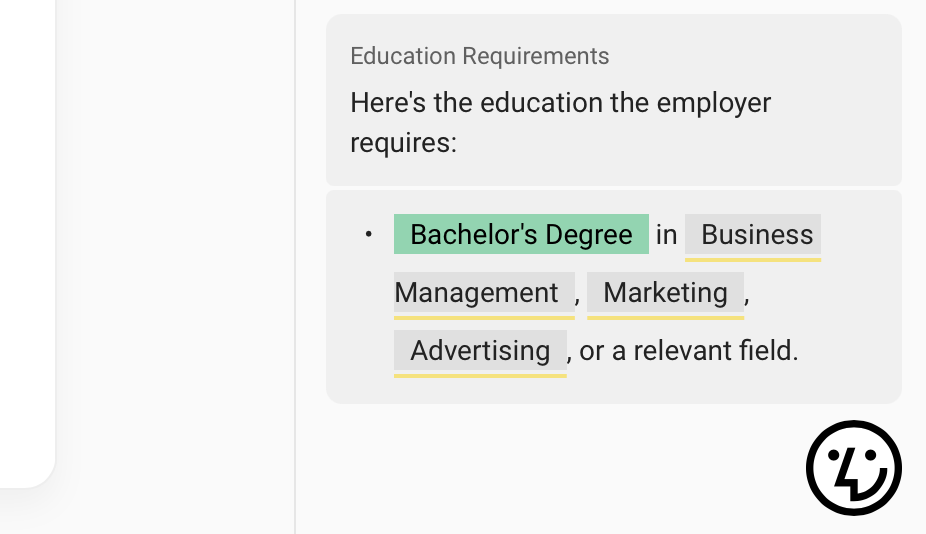 ATS Optimisation - Education Job Requirements