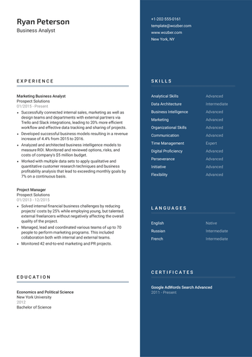 Free Resume Template #15