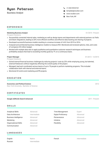 Free CV Template #18