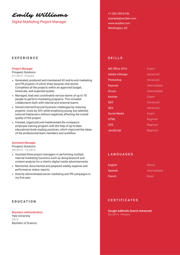 Free CV Template #22