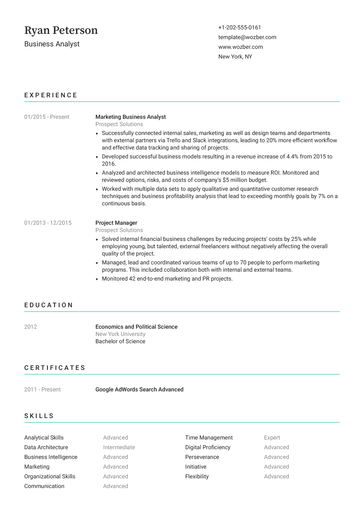 Free Resume Template #3