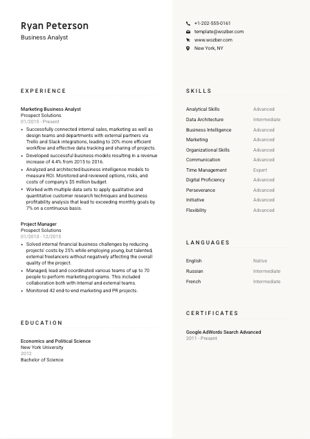 Free CV Template #13