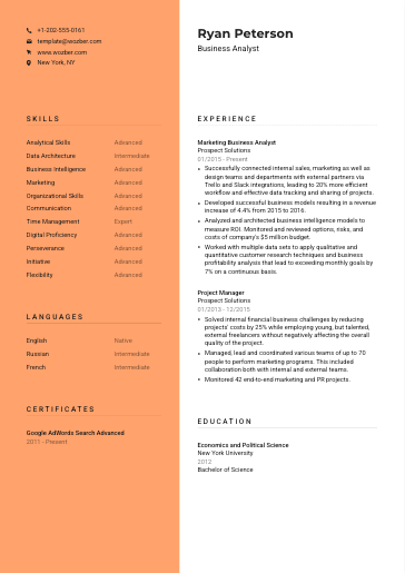 Free CV Template #19