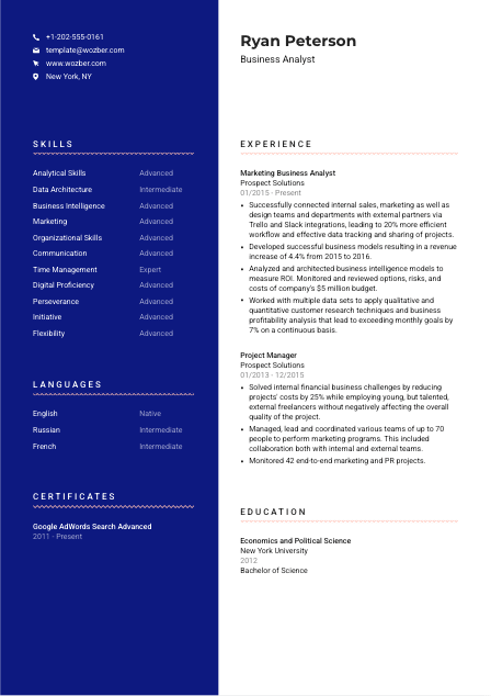 Free CV Template #21