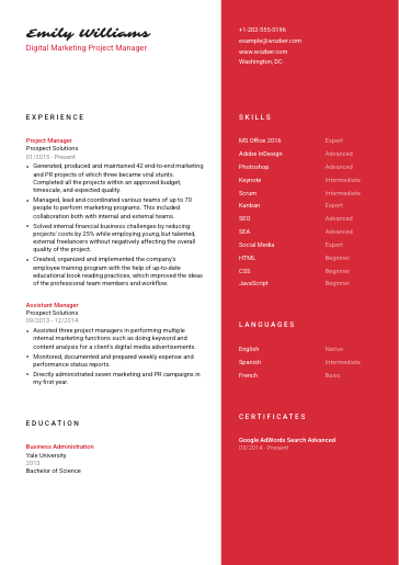 Free Resume Template #22