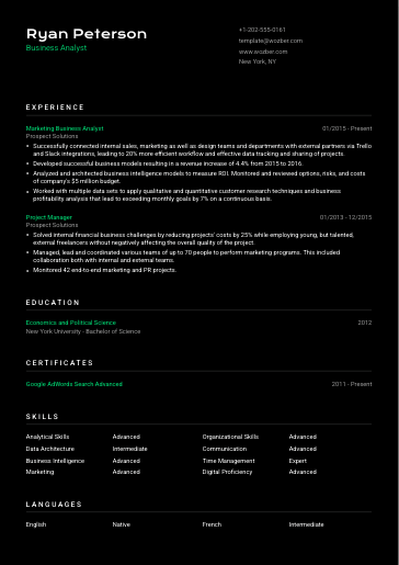 Free Resume Template #24