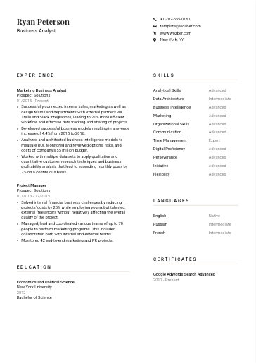 Free Resume Template #7